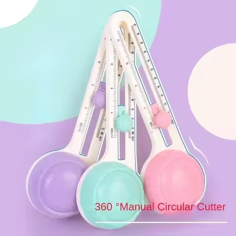 Circular Paper Cutter Scrapbook Cards Circle Shape Cutter DIY 360 Rotary Circle Cutter Round Cutting