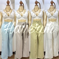 Korean Trouser Pants | WideLeg | Linen Trouser | Silk Pants | Square Pants | Casual High Waist |