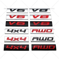 Car Displacement Label 4X4 V6 V8 AWD Modified 4 * 4 Label Factory Ready Stock