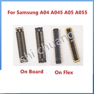 LCD Display Screen Flex FPC Connector 40Pin For Samsung Galaxy A04 A045 A05 A055 Plug On Board Repla