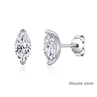 Classic Marquise Real Moissanite Diamond Earrings Total 4ct S925 Sterling Silver Earrings Gift