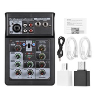 3 Channel Audio Mixer BT Digital Stereo Sound Board Console System DSP Scene Effect With Track Recor