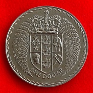 New Zealand 1 dollar 1976 Foreign Coin