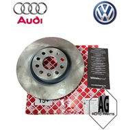 ( 100% FEBI BILSTEIN ) FRONT BRAKE DISC ROTOR VOLKSWAGEN PASSAT B6 B7 GOLF MK5 MK6 JETTA BEETLE TT (