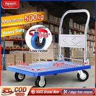 SHARK Trolley Portable 150KG/500KG/1000KG Hand Truck PVC Foldable Iron Small Trolley Barang Plastic Trolley 手推车