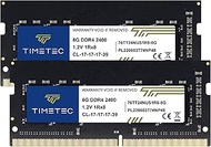 Timetec Hynix IC 16GB KIT(2x8GB) DDR4 2400MHz PC4-19200 Unbuffered Non-ECC 1.2V CL17 1Rx8 Single Ran