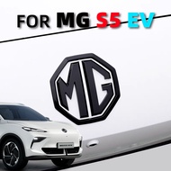 mg s5 ev paint black logo front and rear signs ABS material mg s5 ev car modification accessories