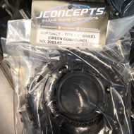 JCONCEPTS 3053-02GREEN COMPOUND RUPTURES PERFORMANCE SCALER 1.9INCH ROCK CRAWLER TIRES 4 PCS