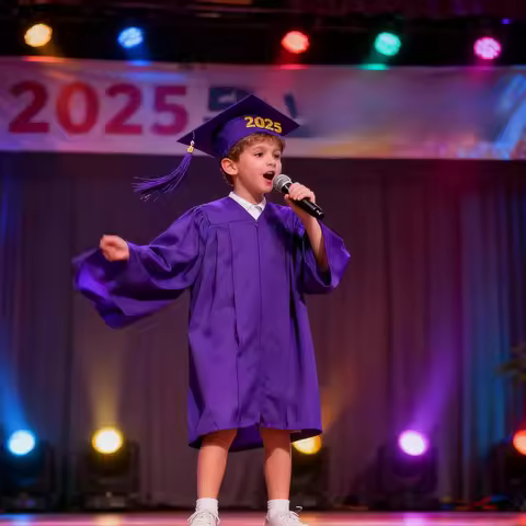 Bachelor's and Graduation Dress Kindergarten Set