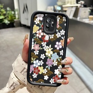 Casing HP OPPO A5 2020 OPPO A9 2020 Case HP Soft Silicone Phone Case Softcase Flower anti drop Casing