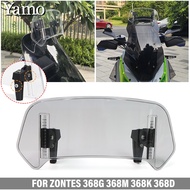 FOR ZONTES 368G 368M 368K 368D 501G new bracket HD PC windshield ZT 368G deflector