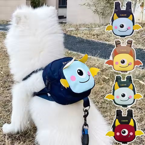 Pet Bags Dog Walking Backpacks Leash Holders Treat Bags Cat Backpacks