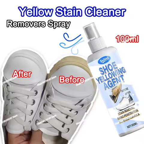 Powerful White Shoes Yellow Stain Cleaner Sneakers Casual Shoes Stain Remover Spray Cleaning Agents 