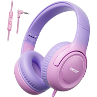 Acer | Acer Kids หูฟังแบบมีสายสําหรับโรงเรียน 85/94dB Volume Limiter ชุดหูฟังสเตอริโอแบบพับได้สําหรั