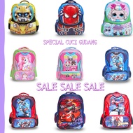 3d Embossed Character Children's Backpack for Boys and Girls WAREHOUSE SALE