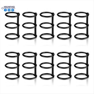 10 PCS 3-Rings Book Rings Metal Loose Leaf Binder Rings Binding Metal DIY Photo Album/Notebook/Round