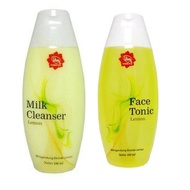 PAKET Viva Milk Cleanser + Face Tonic LEMON (Atasi Jerawat) 100ml // Susu Pembersih Lemon // Pembersih Wajah