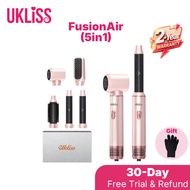 UKLISS 5 In 1 Multifunctional Hair Dryer 630 Million Negative Ions Hot Air Brush Automatic Hair Cur