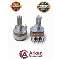 50k 100k Stereo Potentiometer B50K A-PLUS 100%Original Double Potentiometer Volume Amplifier Smooth 