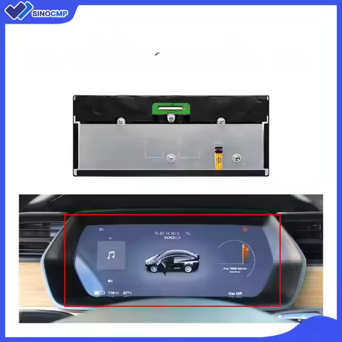 12.3 Inch Digital Instrument Cluster Display Screen for Tesla Model S S2 X GEN 2 OEM Number LA123WF1