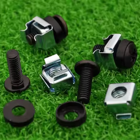 M6 Rack Mount Cage Nuts Screws And Washers For Rack Mount Server Cabinet Rack Mount Server Shelves R
