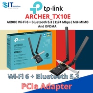TP-LINK Archer TX10E AX900 Wi-Fi 6 Bluetooth PCIe Adapter