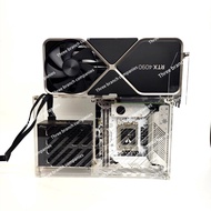 S59N external graphics card chassis, core display chassis 4 liters desktop, SFX power supply 3 fans,