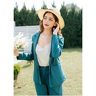 Áo blazer nữ tay dài, Áo khoác chất nhung tăm 2 lớp dày ấm - Thời trang thương hiệu chính hãng ARCTI