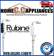 RUBINE INLINE-53H Rain Shower Heater  Water Heater / The Italian Brand / FREE Delivery