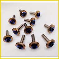 ௹ ▶ ▲ Gr5 titanium bolts bodybolt footboard plate bolt heat guard Itsalaya/burn design per pc