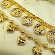 Boba Dangle Bracelet Mix & Centipede Gold Bangkok (ETB368) (ETB300)