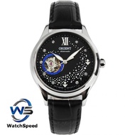 Orient RA-AG0019B Automatic Japan Movt Open Heart Diamond Accents Black Dial Ladies / Womens Watch