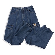 Carhartt kahat quần quần làm việc dáng rộng thường ngày Quần jeans quần ống rộng cặp đôi hợp thời tr