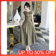 Designed Dress MDU4444 Moss Green with Exquisite Flower Appliques from MDU K40-D1-4