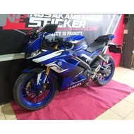 Yamaha R15 V3 Blue Graphic Decal Sticker 01 Original