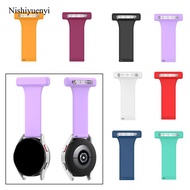 [Nishiyuenyi] Nurses Watch Fob Clip On Strap Waterproof Watchband Silicone Watch Band for