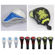 [trdfdv] Golf Driver Headcover No.1/3/5 UT Club Head Cover Equipment W/ No. Tag