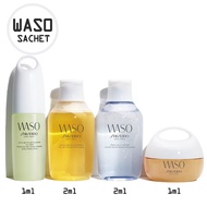 Shiseido Waso Fresh Jelly Lotion / Quick Matte Moisturizer Oil-Free / Clear Mega-Hydrating Cream / Quick Gentle Cleanser