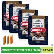 Arrighi Wholemeal Penne Rigate (31) Pasta 4 x 500gm