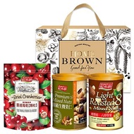 【紅布朗】午茶花漾堅果禮盒(八珍+生機+蔓越莓)端午節禮盒推薦