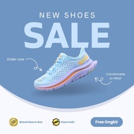 H0KA KAWANA Running Shoes Baby Lavender Free Socks