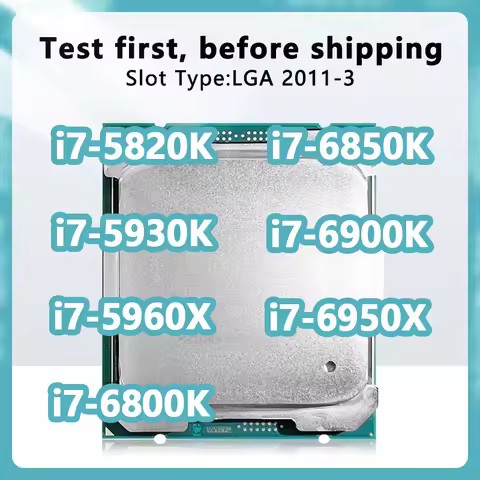 i7-5820K i7-5930K i7-5960X i7-6800K i7-6850K i7-6900K i7-6950X процессор