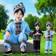United Nations Laos Cambodia Costume for Boys Kids Asia Traditional Attire UN Children Ethnic Minori