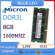Micron 8GB DDR3L 1600MHz ram 2RX8 PC3L-12800S 204PIN SODIMM Laptop Memory RAM Unbuffered