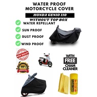 HONDA GENIO 110 MOTORCYCLE COVER WITH FREE CHAM CLEANER