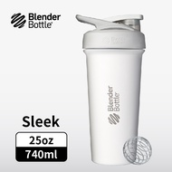 Blender Bottle Sleek按壓式不鏽鋼水壺/ 25oz/ 740ml/ 鉛白