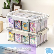 MilkyBus shopTransparent Card Storage Box / TCG card storage / Card Sorting / MTG Pokemon (JBox)