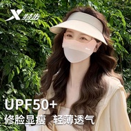 Xtep 3d Three-Dimensional Women's Summer Sun  Face Protection Eye Corner Uv Protection Ice Silk Breathable Sun