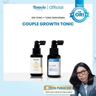 Bonvie Couple Growth Tonic - Nourishes Scalp Loss & Helps New Hair Growth Gin Tonic 60ml & Rosemary 