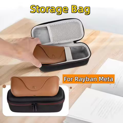 Hard Protective Bag for Ray-Ban Meta Smart Glasses Compatible with Wayfarer/Skyler/Headliner Travel 